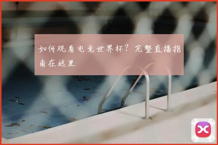 如何观看电竞世界杯?完整直播指南在这里
